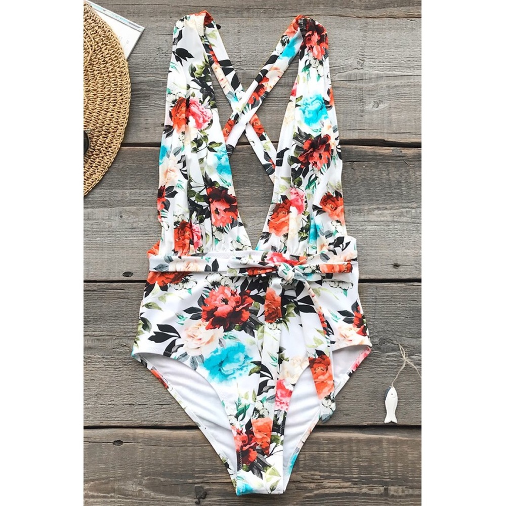 Cupshe | NWOT Floral Swimsuit